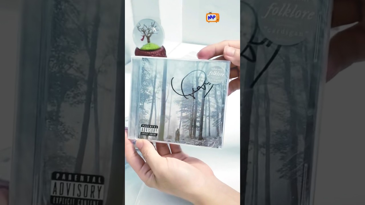 Taylor Swift signed Folklore CD album