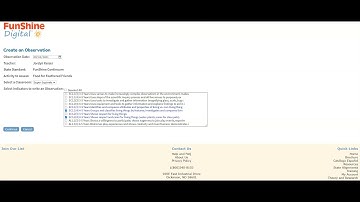 Digital Tutorial: Creating Observations and Child Progress Reports