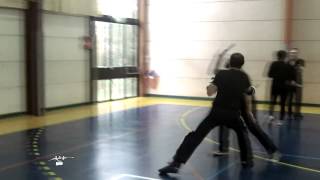 Fighting against a group,knife combat,improvised weapons  A C T  seminar in France 2012