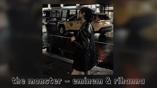 eminem & rihanna - the monster [sped up]