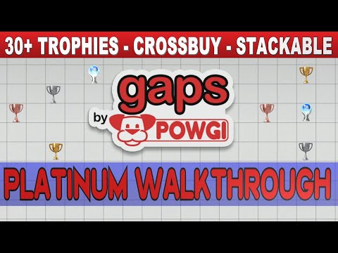 Gaps by POWGI Platinum Walkthrough | Trophy & Achievement Guide | Crossbuy PS4/PS5