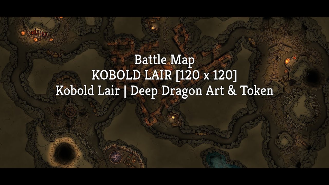 Dungeondraft Concept Walkthrough Kobold Lair (Myrkdurn!) YouTube