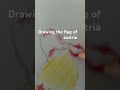 Drawing the flag of Austria🇦🇹
