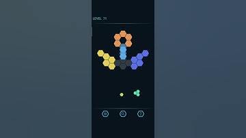 Brain Training Gameplay Level 71 Hexa Puzzle (Android, iOS) #braintraining #shorts #gameplay