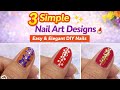 Easy Nail Decoration at Home 💅🏻| Step by Step.