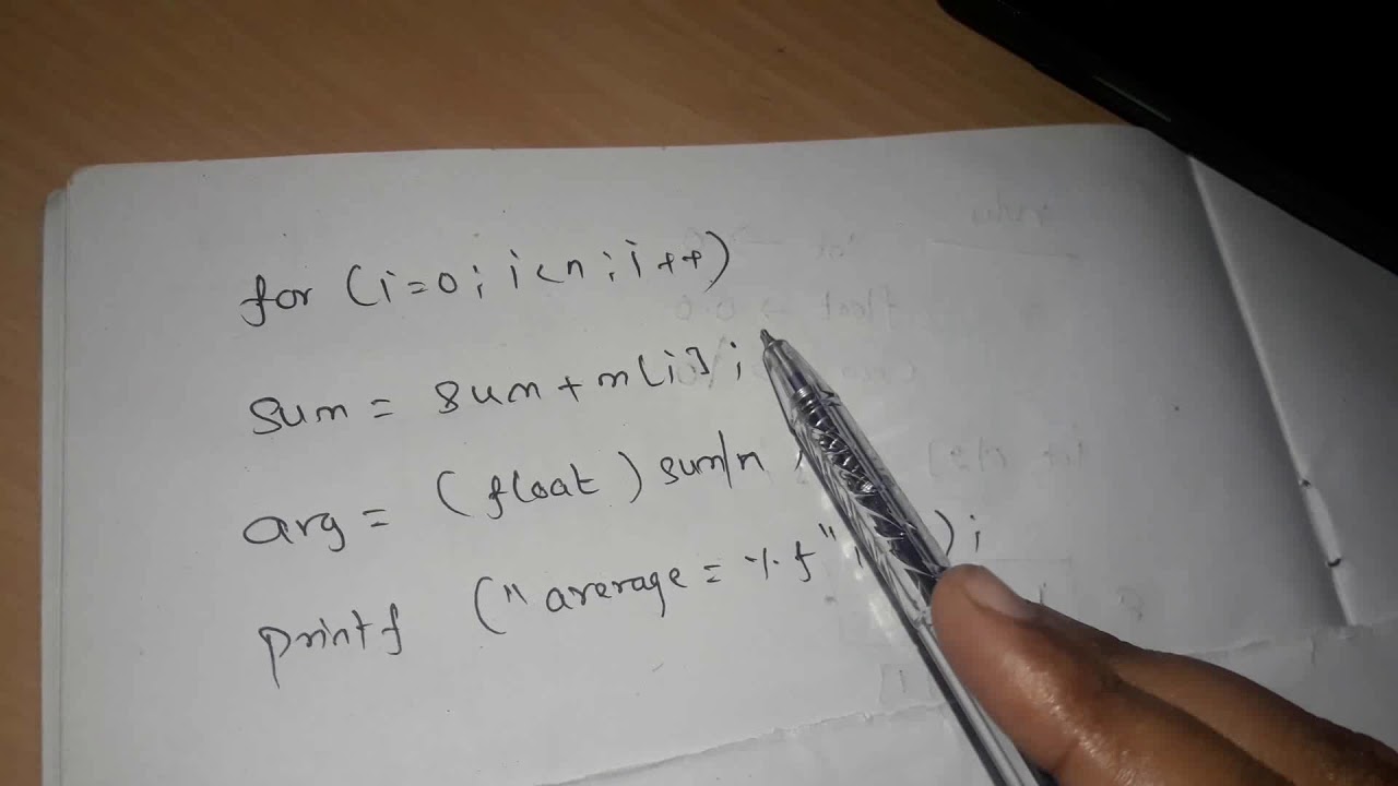 One dimensional array - YouTube