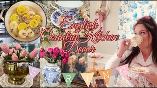 COTTAGECORE KITCHEN SPRING DECORATING, turning my space into a cozy English Country Cottage kitchen