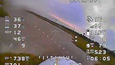 Bixler 1.1 v2 FPV Footage 05 (Cross a river)