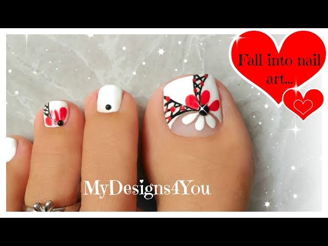 Floral Toenail Art Tutorial | Summer Pedicure ♥