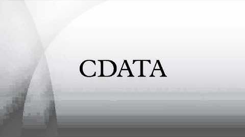 CDATA