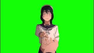 Jujutsu Kaisen - Riko Headshot Death - Green Screen