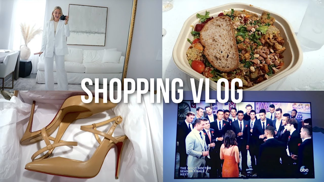 VLOG: shopping at KOP, new louboutins, bachelorette premiere + summer clothing haul!