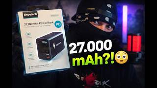 💥Ez MINDENT feltölt! – 27.000 mAh Choetech Power Bank Review