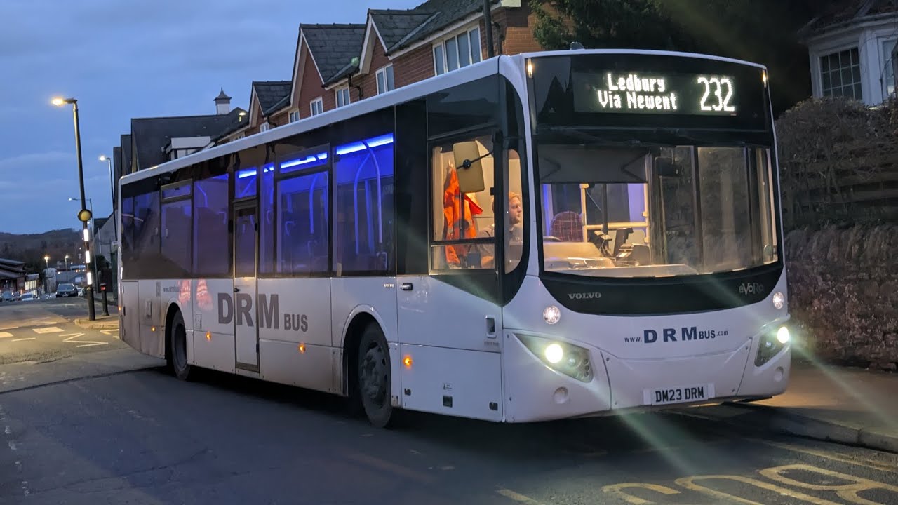 *Thrash!* | Volvo B8RLE MCV eVoRa | 232 to Ledbury / DM23 DRM