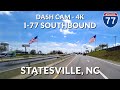 Cruising Interstate 77 I 77 Southbound Near Statesville NC A 4K Drive Experience 