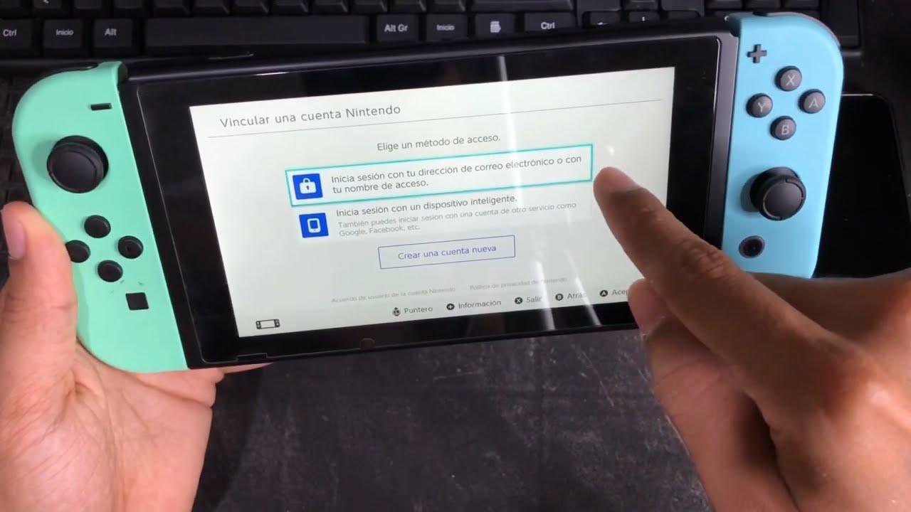 Cómo Crear Cuenta Nintendo - YouTube