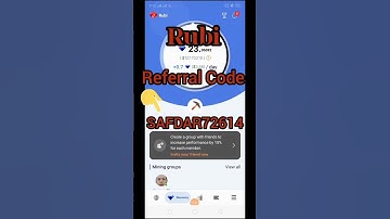 Rubi Referral Code Free Mining