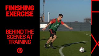 #REDDEVILS​​ | #WorldCup​​ 2022 Qualifiers | Finishing exercise at training