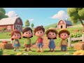 5 Little Farms 🚜🌾🐄 | Fun Counting Farm Song for Kids