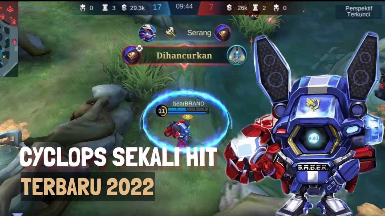 COMBO ULTI DAN SKILL 2 CYCLOPS SEKALI HIT!!!! | MOBILE LEGENDS