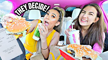 Letting the Person In Front of Me DECIDE What I Eat for 24 HOURS! | feat. Meg Deangelis