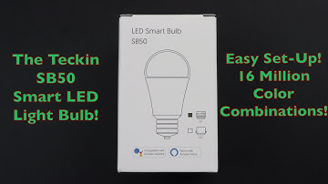 Review Of The Teckin LED RGB Smart Light Bulb!