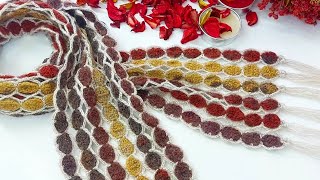 картинка: Невероятно легкое очень элегантное 👍💯 изготовление модели шали и шарфа крючком из этола