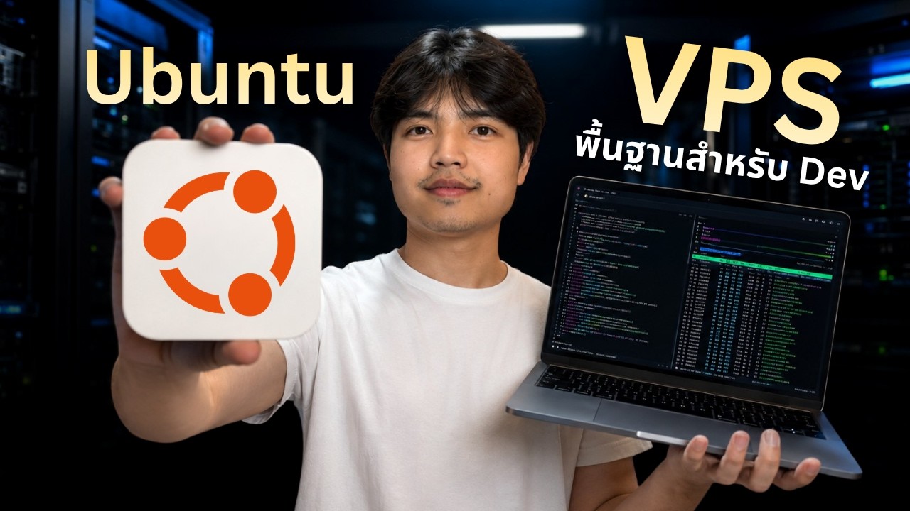 Dev ทุกคนควรใช้ VPS เป็น! พื้นฐาน VPS บน Ubuntu 24.04 LTS ที่ Dev ต้องรู้!🔥 | EP.1