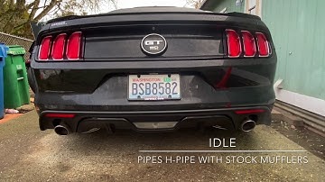 2015 Mustang GT Roush And H-pipe
