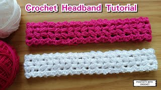 How to Crochet Easy Headband | Crochet Headband Tutorial | How to Crochet Baby Headband