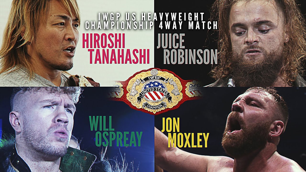 新日本プロレス】IWGP USヘビー級選手権4WAYマッチ！棚橋弘至vsジョン 