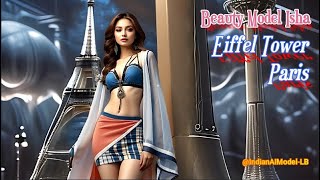 Ai Art Lookbook 💎Isha's Fashion Style-Modern Muse Elegance💕Eiffel Tower, Paris❤️