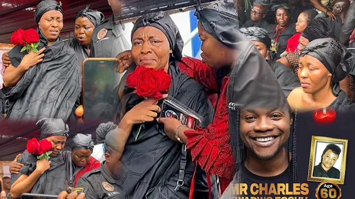 Daddy Lumba’s funeral: 😭 Odo Broni, wife of Daddy Lumba breaks down in tears as emotions overwhelm 
