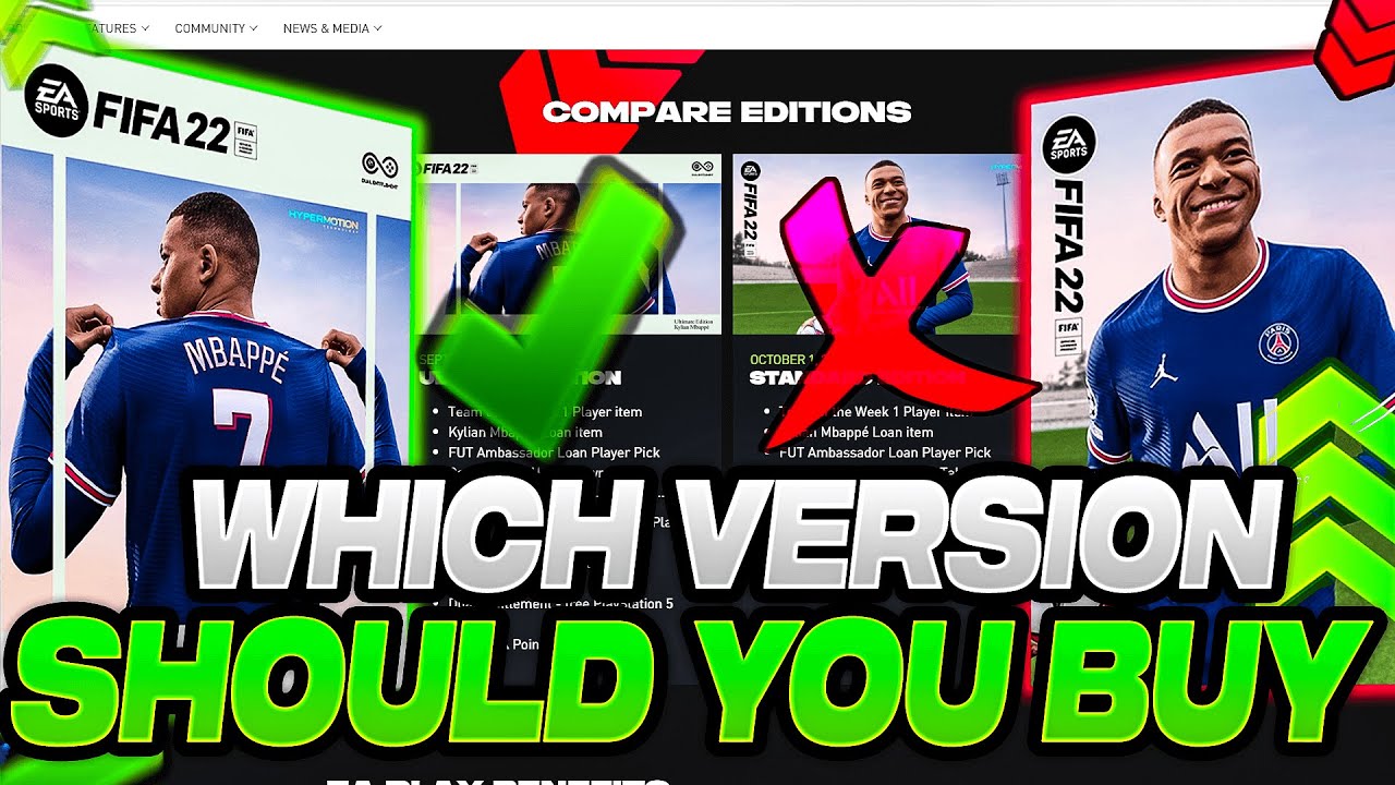 FIFA 22 | Which VERSION of FIFA 22 SHOULD YOU BUY!? PROS AND CONS EXPLAINED - FIFA 22 ULTIMATE TEAM