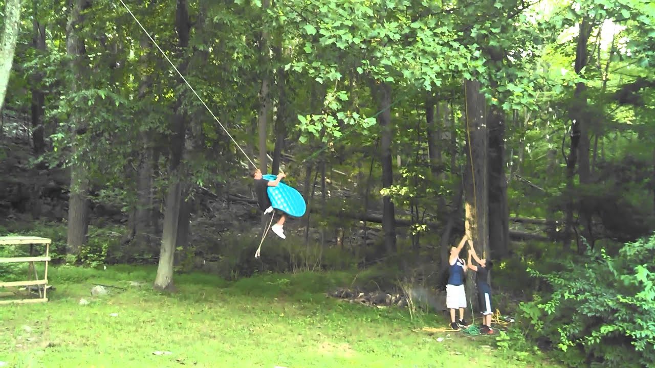 Crazy backyard rope swing YouTube