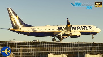 [MSFS 2024] iFly 737 Max 8-200 Ryanair | London to Cork | VATSIM Full flight | 4K Ultra HD