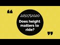 DOES HEIGHT MATTER TO RIDE ADVENTURE TOURING MOTORCYCLES