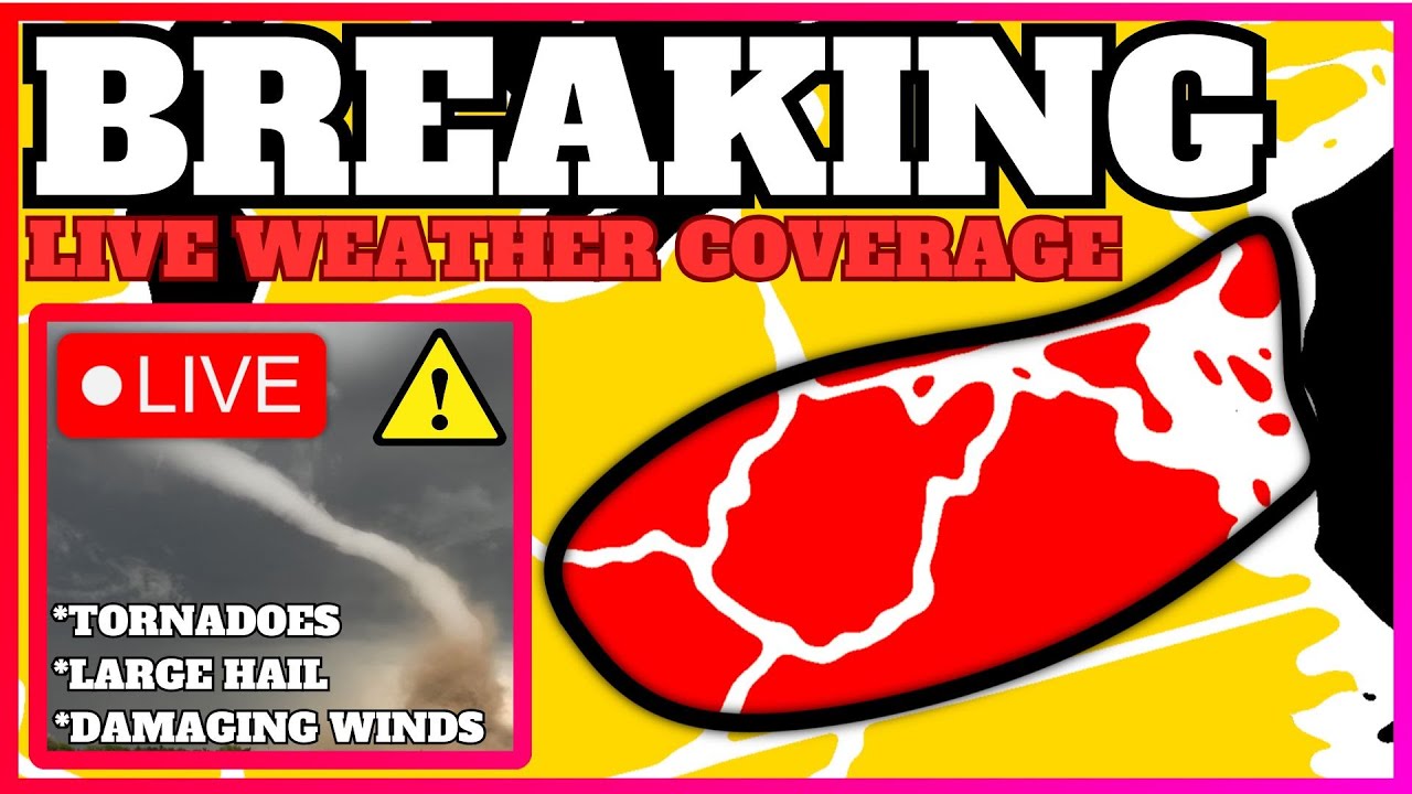 🔴BREAKING WEATHER- A Few Tornadoes, Damaging Winds 60+Mph & Large Hail ...