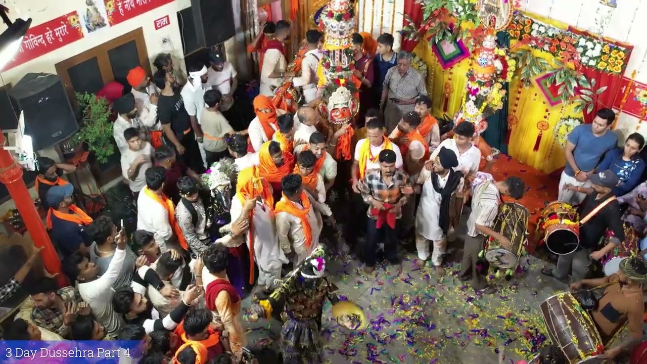 75th Shobhayatra 3rd day part 4 Shri Mahavir dal Bhadarpur gate Hoshiarpur Punjab Dussehra 2024