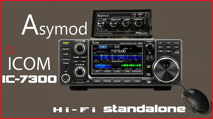 IC 7300 & Asymod Standalone Asymmetrical Hi Fi  AM SDR & Anolog - Splatter Myth Busted