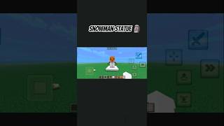 snowman statue 🗿#coversong #gaming #minecraft ###@karan-g2k6w
