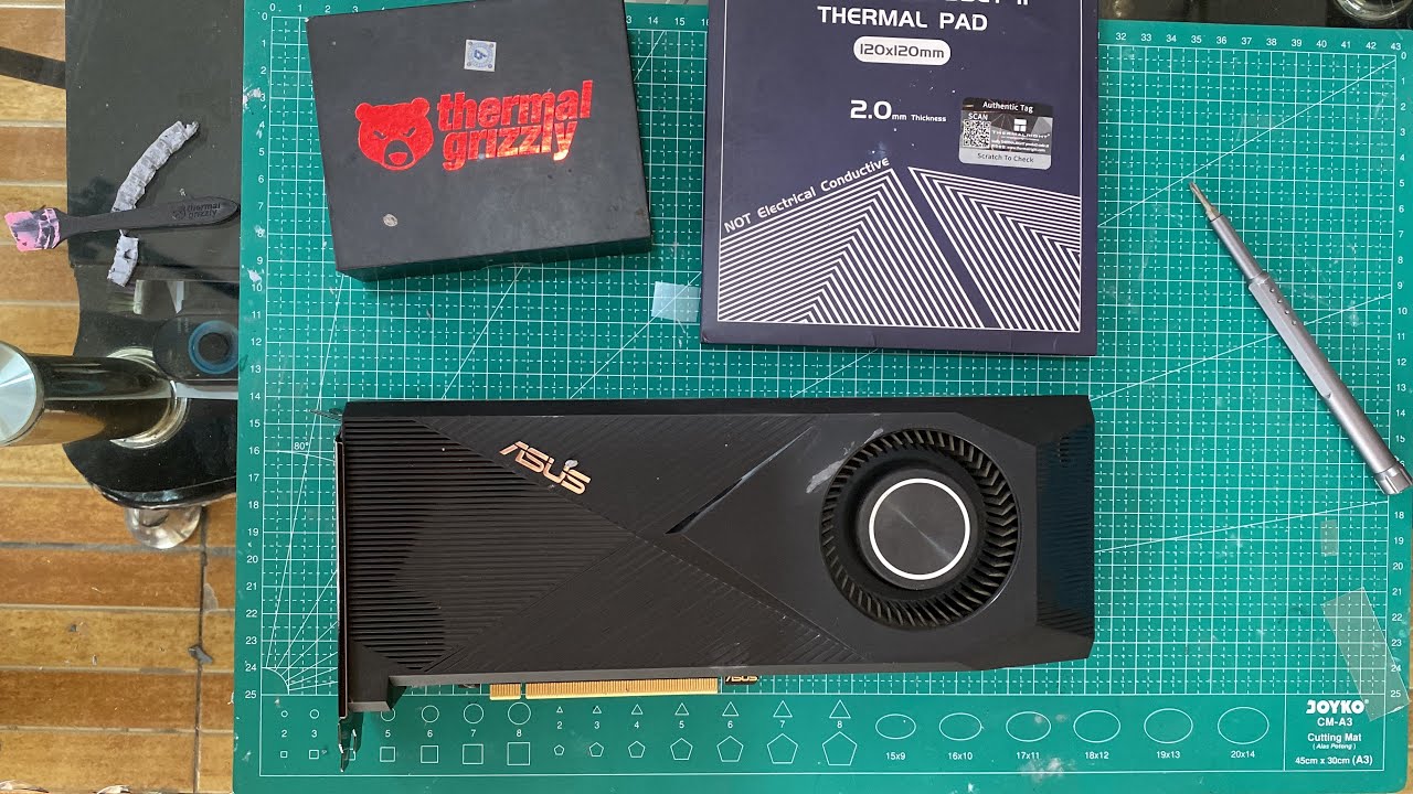 ASUS RTX3080ti Turbo 改造クーラーセット ASUS RTX3080ti Turbo 改造