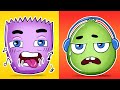 Cartoons for Children | Liquid vs Thick Spot the Differences | Op and Bob Learning