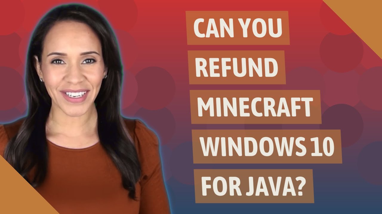 Can you refund Minecraft Windows 10 for Java? - YouTube