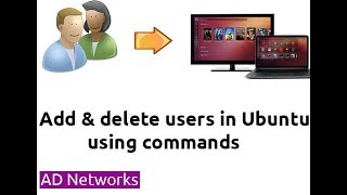 how to add and delete users in Ubuntu using commands