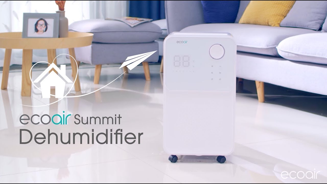 Your Ideal Housekeeping Help - EcoAir Summit Compact Portable Dehumidifier, 12L