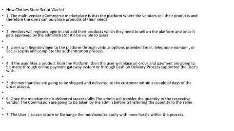 Clothes Store Multi Vendor Shopping Script