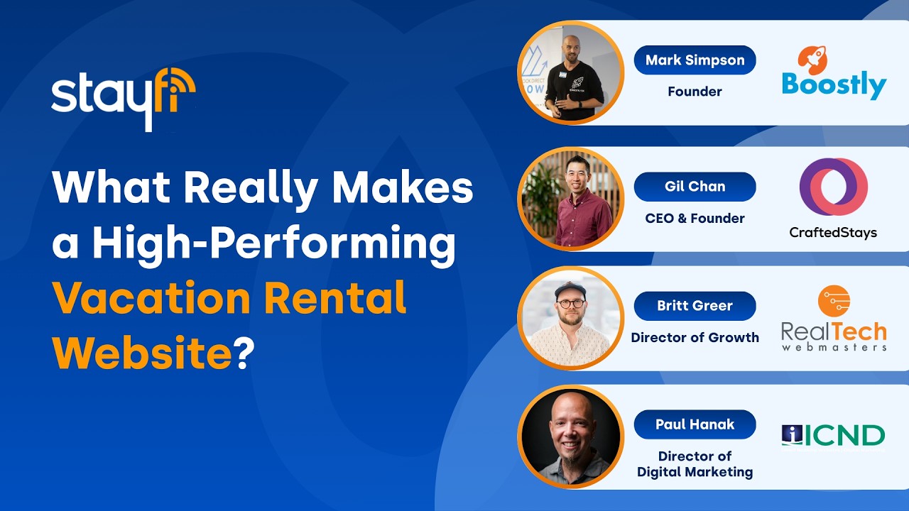 What Really Makes a High-Performing Vacation Rental Website? (Boostly, RealTech, CraftedStays, ICND)