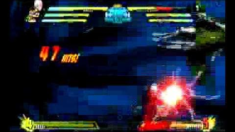 Marvel vs Capcom 3 (PS3): Dante Basic Combo 1