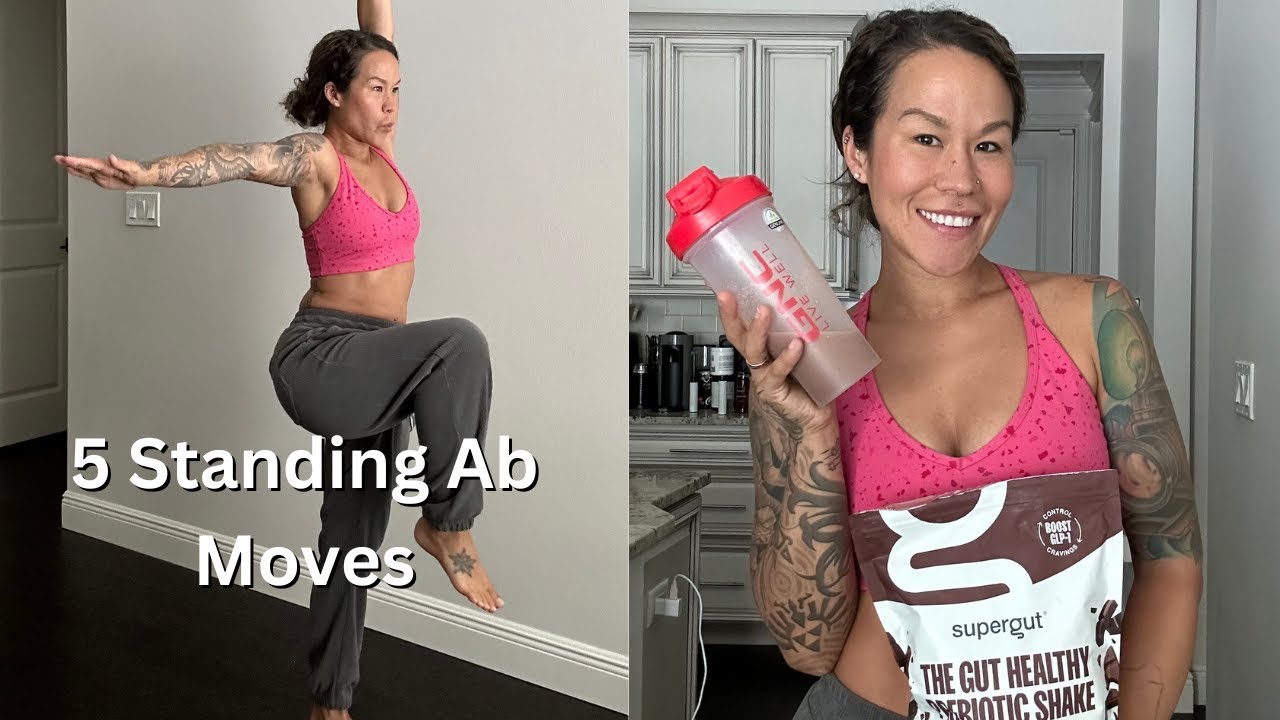 5 Standing Ab Moves + Checking Out GNC's Semaglutide Wall